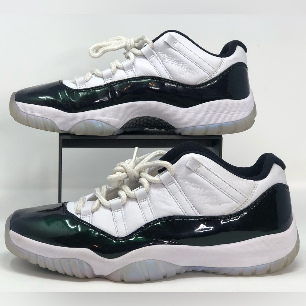 Nike Mens Air Jordan 11 Retro Low Emerald 528895-145 - Size 12 No Box - Picture 1 of 15